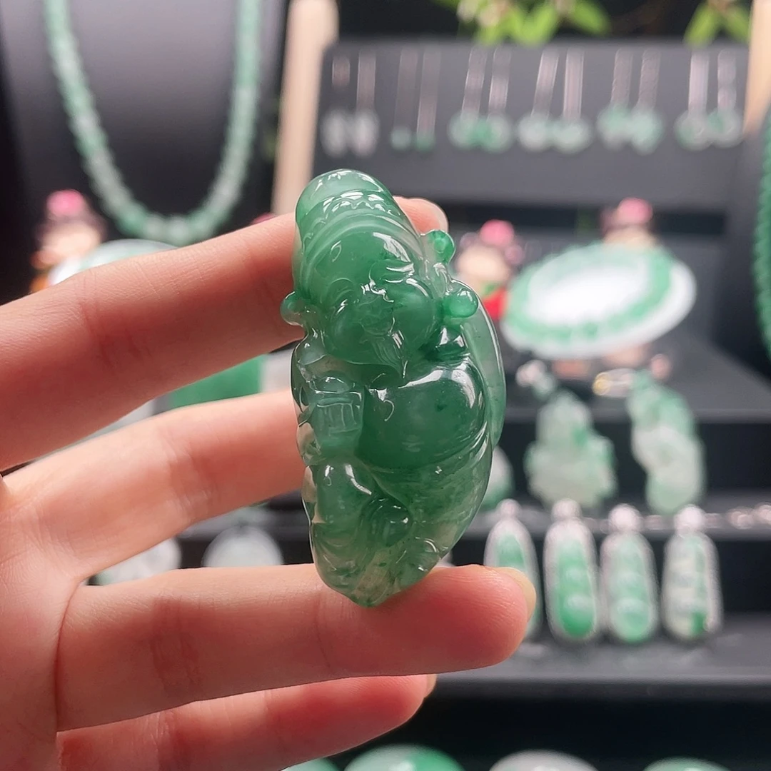 石英质玉未镶嵌吊坠(赠链)