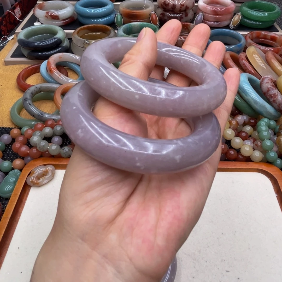 石英质玉未镶嵌圈口52