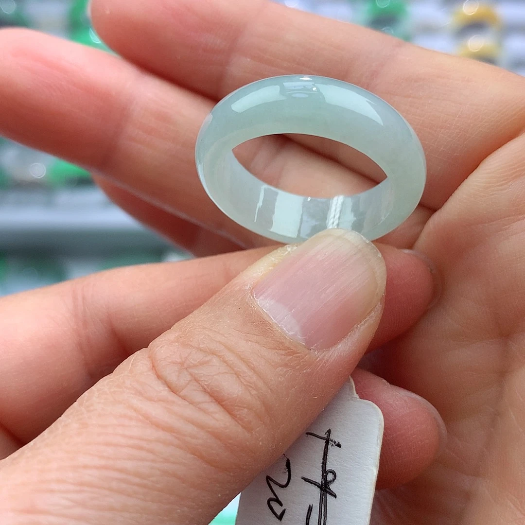 翡翠戒指未镶嵌20号