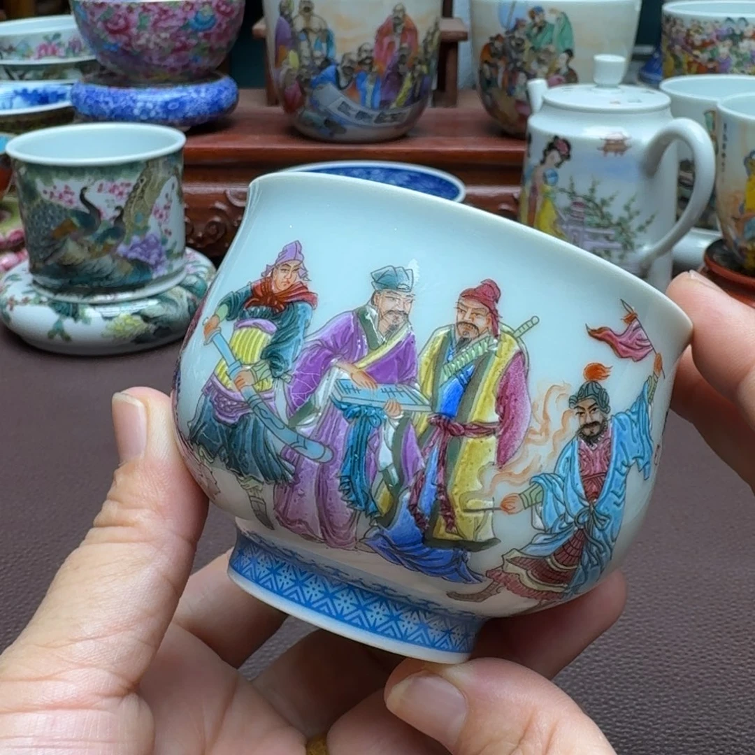 景德镇手工手绘展示