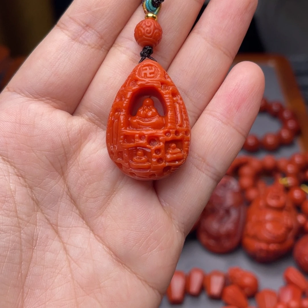 未镶嵌川料南红玛瑙