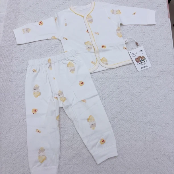 婴儿衣服秋冬季两件套纯棉男女宝宝秋衣秋裤分体套装秋装
