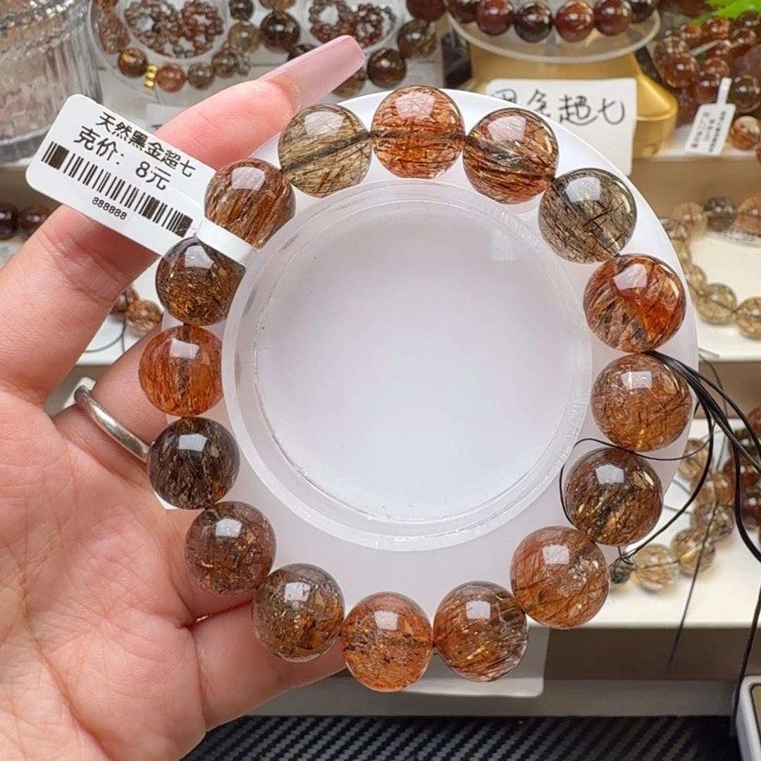 小***s手链未镶嵌水晶黑金超七多样性发其一