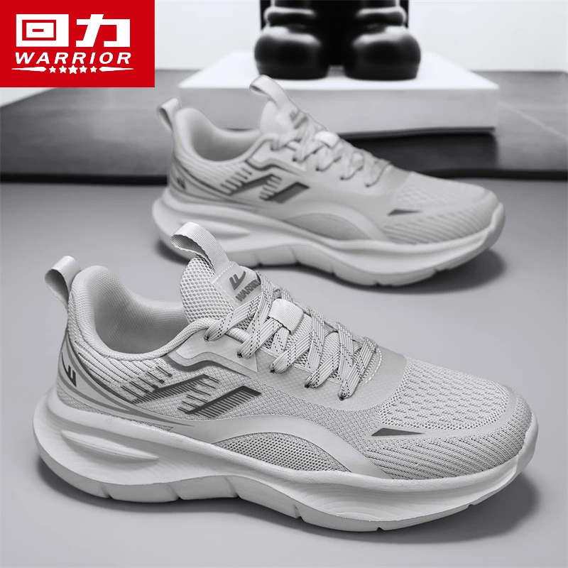 回力运动鞋男款夏季新款男士网面透气跑步鞋轻便软底减震休闲跑鞋