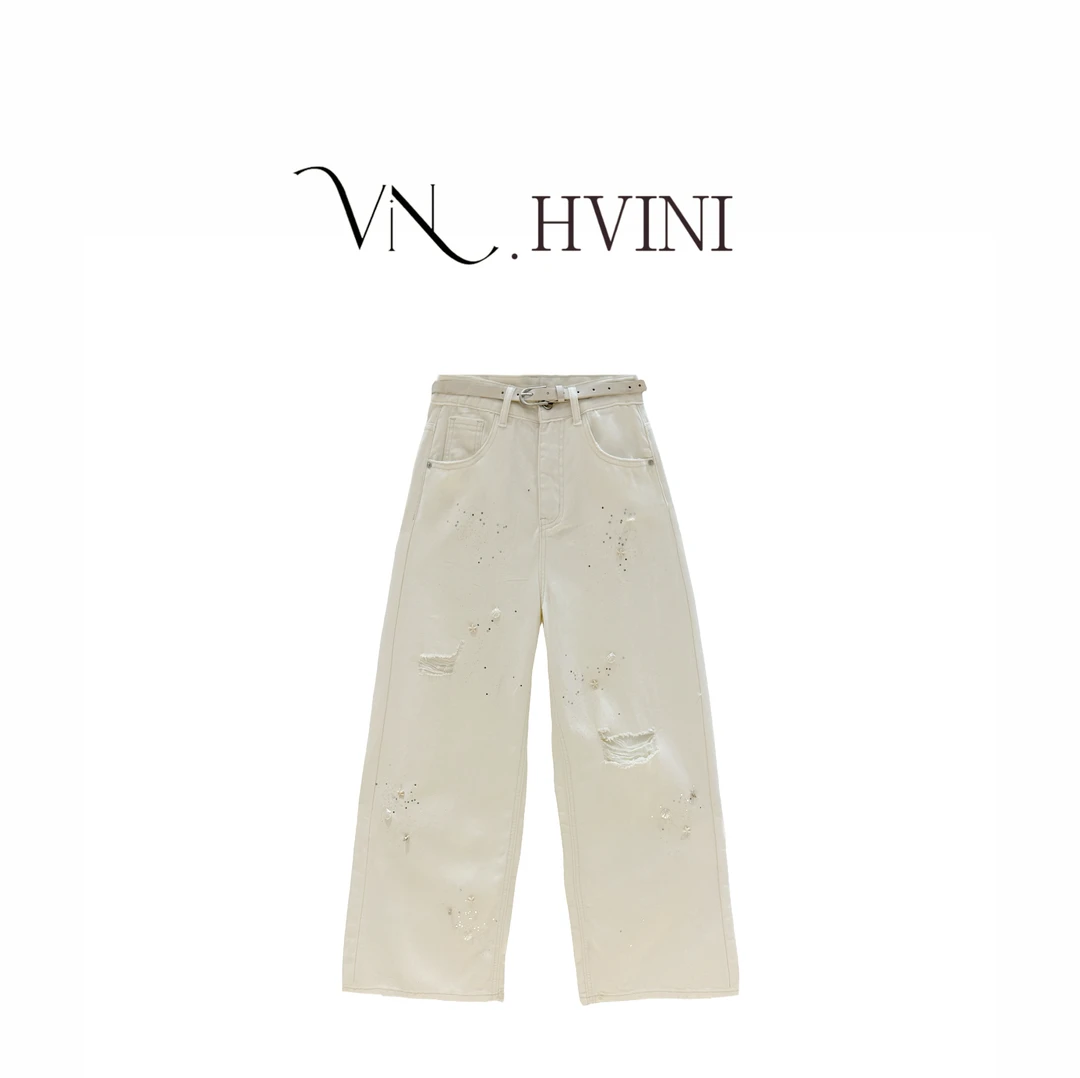 【破洞时尚​】夏季新款时尚休闲百搭牛仔裤L5032