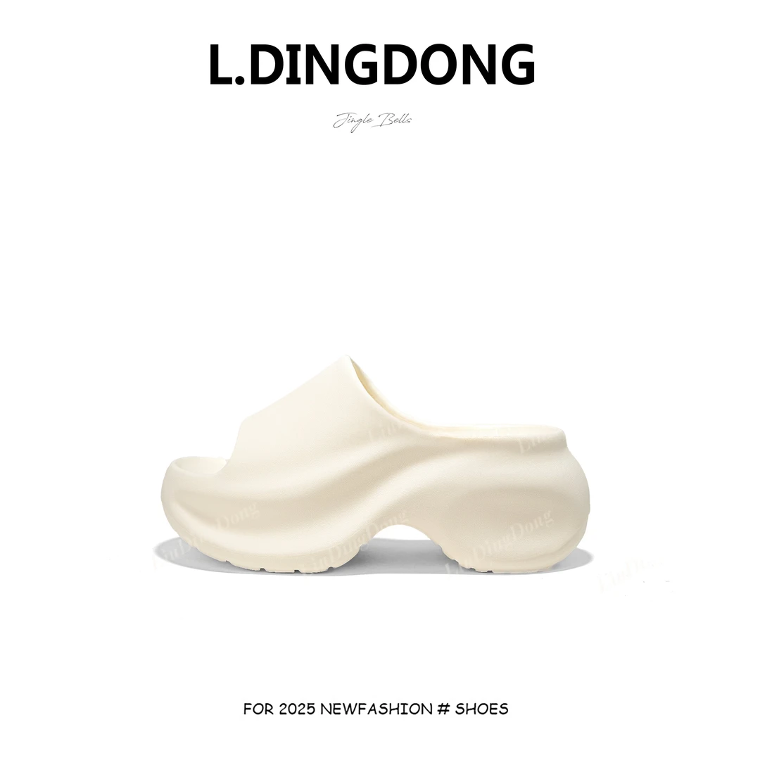 2025夏季爆款一字拖EVA室内外穿防滑8.0超厚底网红时尚休闲女款