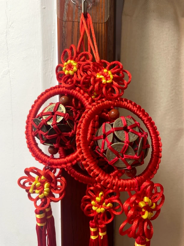 钱到家加强版汽车挂饰一串