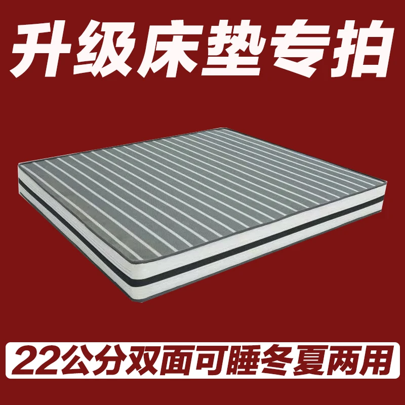 【升级冬夏两用床垫】现极简免洗床主卧室现代储物高箱儿童床家用简