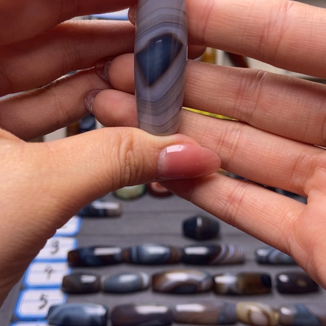 补***子玛瑙/玉髓合金颈饰