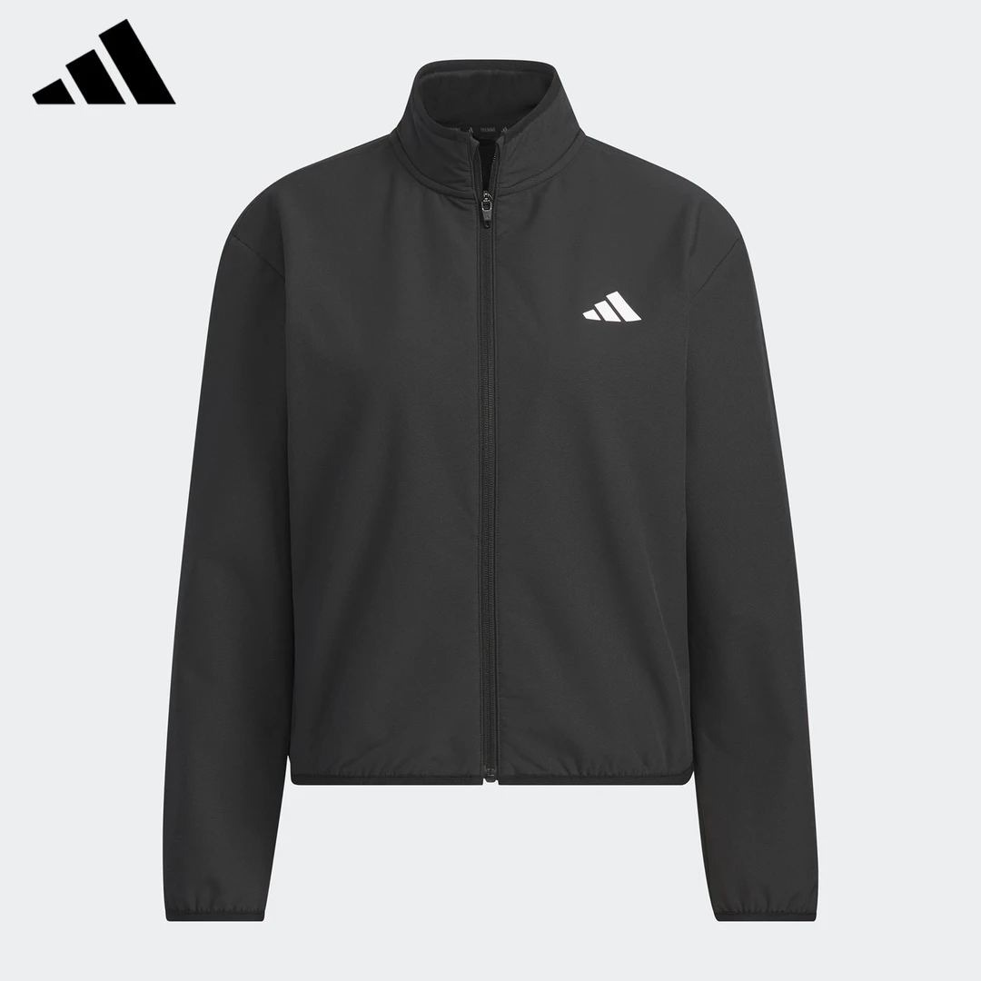 Adidas/阿迪达斯官方经典女士休闲立领运动加绒夹克外套 KA7075