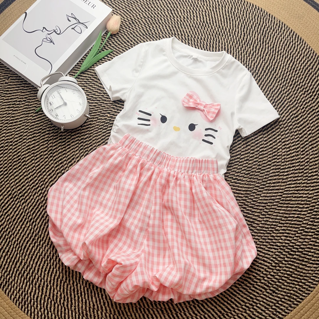 IEF/亲子装-两件套爱依服2025女童新款夏季洋气时尚休闲上下套裤