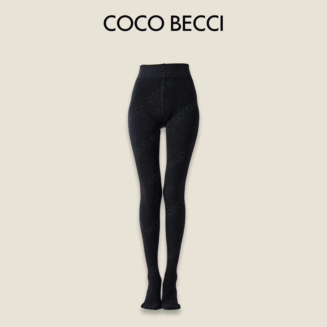 COCO BECCI 瘦腿高弹提臀不掉裆连脚打底裤CFLJD199006