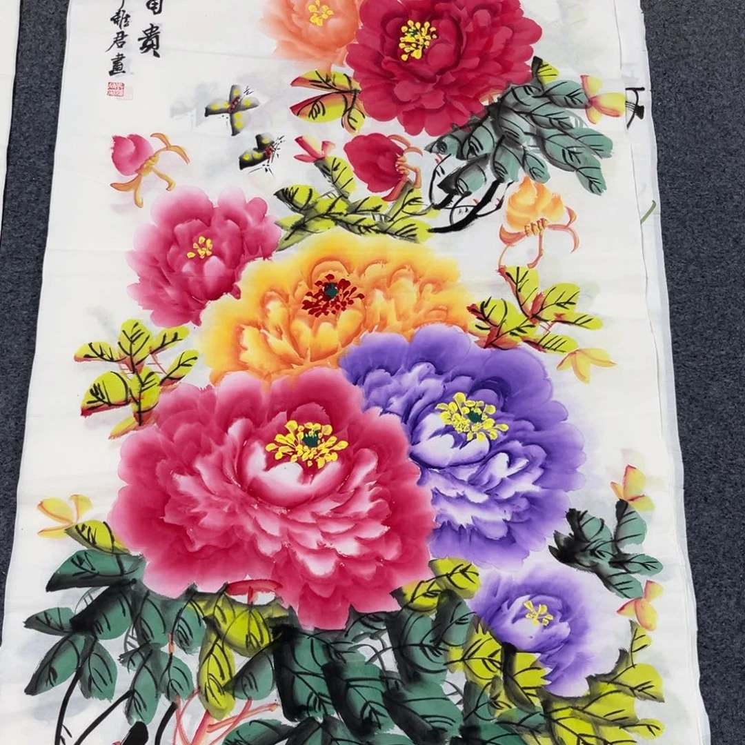 国画老师手绘作品