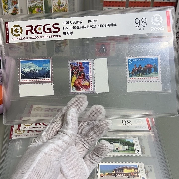 T15带边评级98邮票