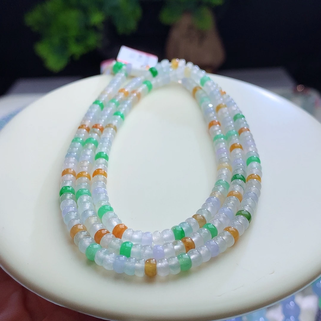 项链未镶嵌翡翠卡4mm