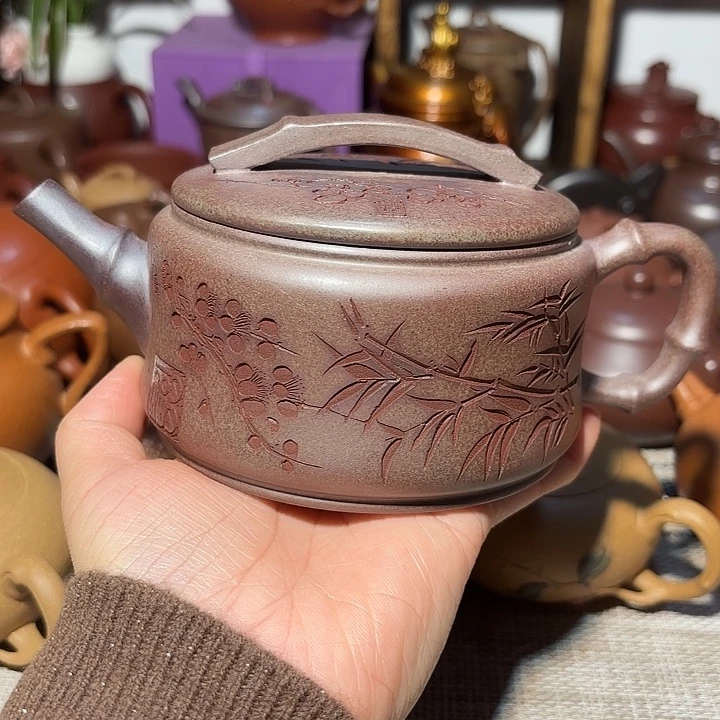 紫砂茶壶原矿宜兴紫砂