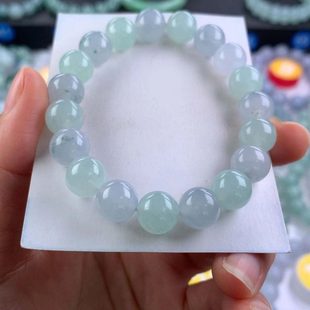 翡翠未镶嵌手链卡10