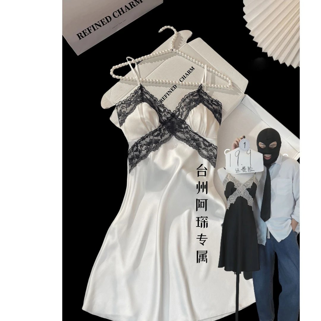 【阿琛直播专属】女士夏季高档睡衣高级感女款爆款2025新款吊带睡裙