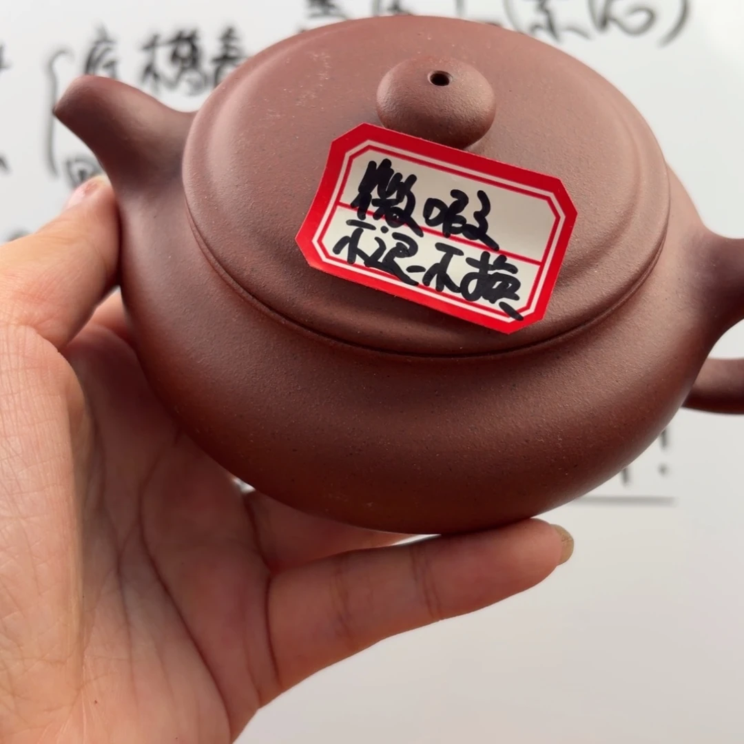 茶壶紫砂宜兴原矿黑星土270