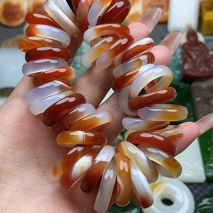 玛瑙/玉髓未镶嵌戒指