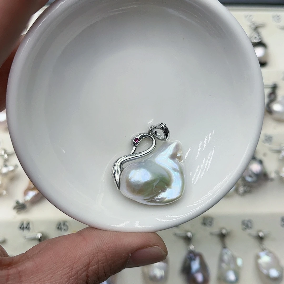 淡水珍珠吊坠(不含链)未镶嵌澈*19