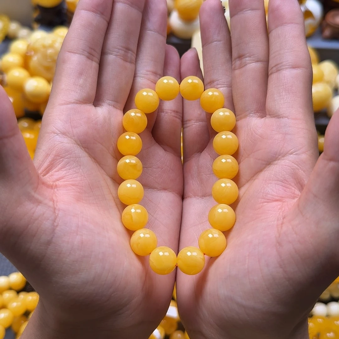 未镶嵌蜜蜡珠宝奇石同料12mm