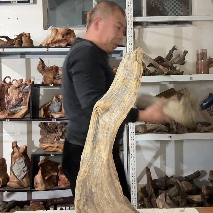 晶***冰木太行崖柏摆件摆件摆件