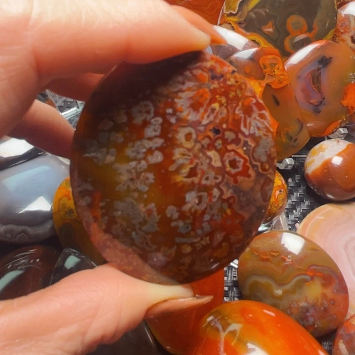 玛瑙/玉髓战国玛瑙挂件未镶嵌8**9