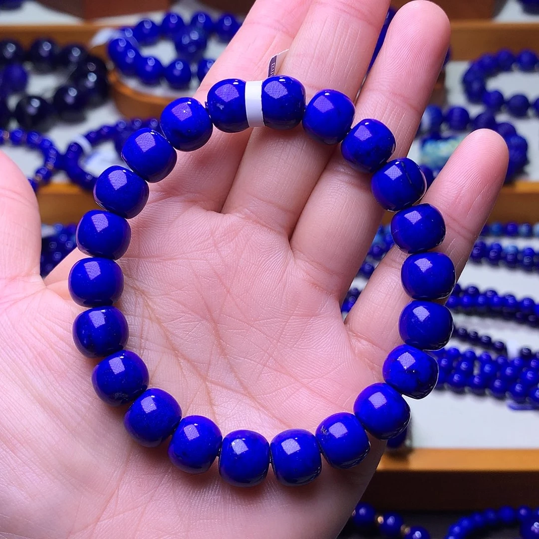 青金石未镶嵌手串10m天花板精工老型3406