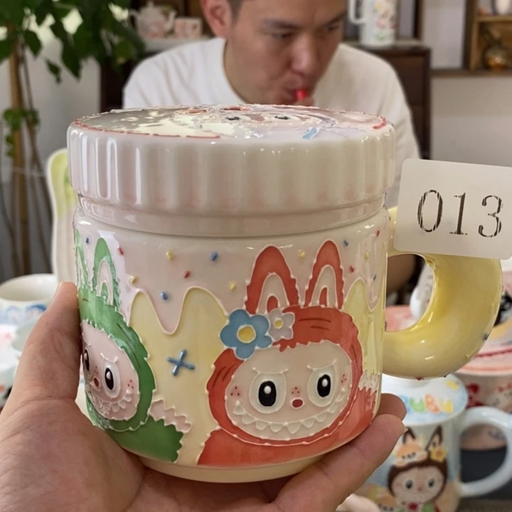 瓷片景德镇釉下彩手绘