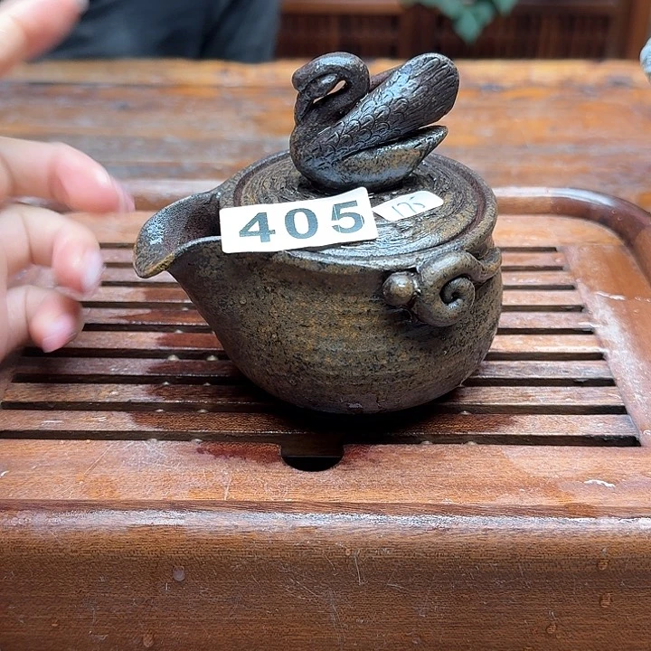 纯手工制作粗陶茶具