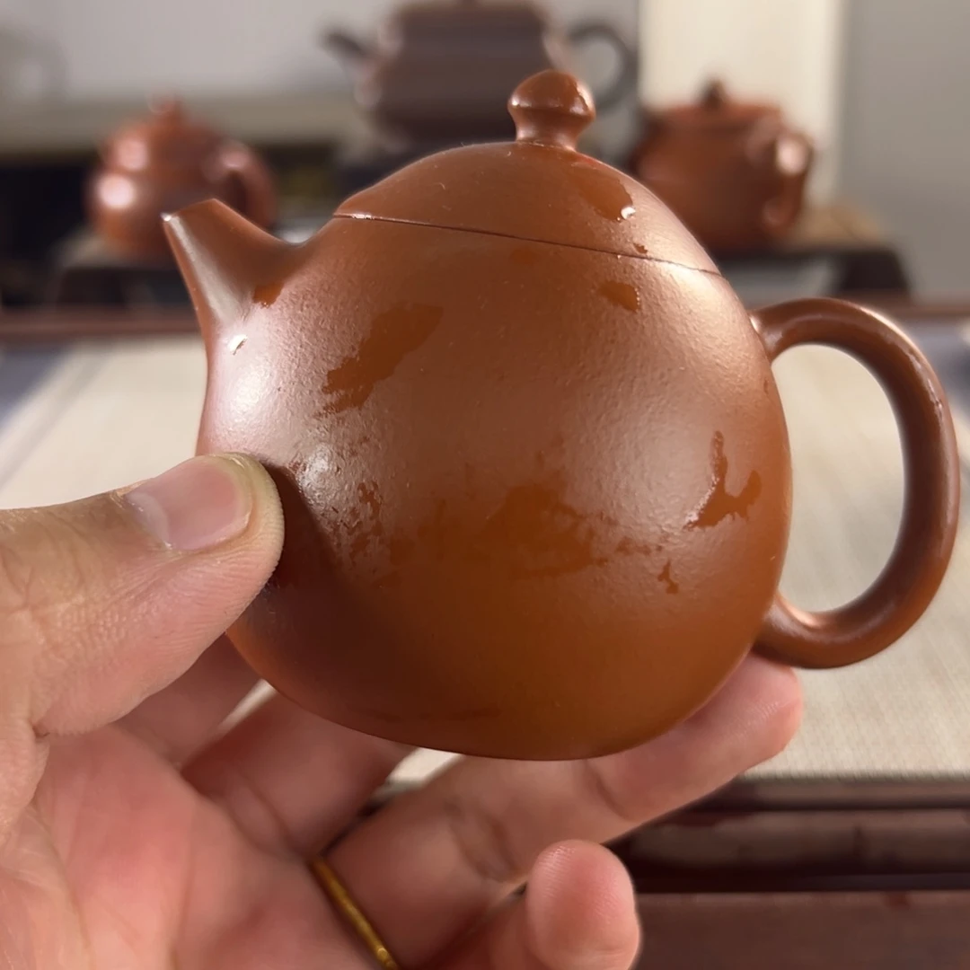 紫砂宜兴紫砂 微瑕茶壶大**宝