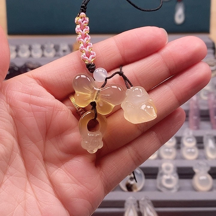 玛瑙/玉髓吊坠未镶嵌