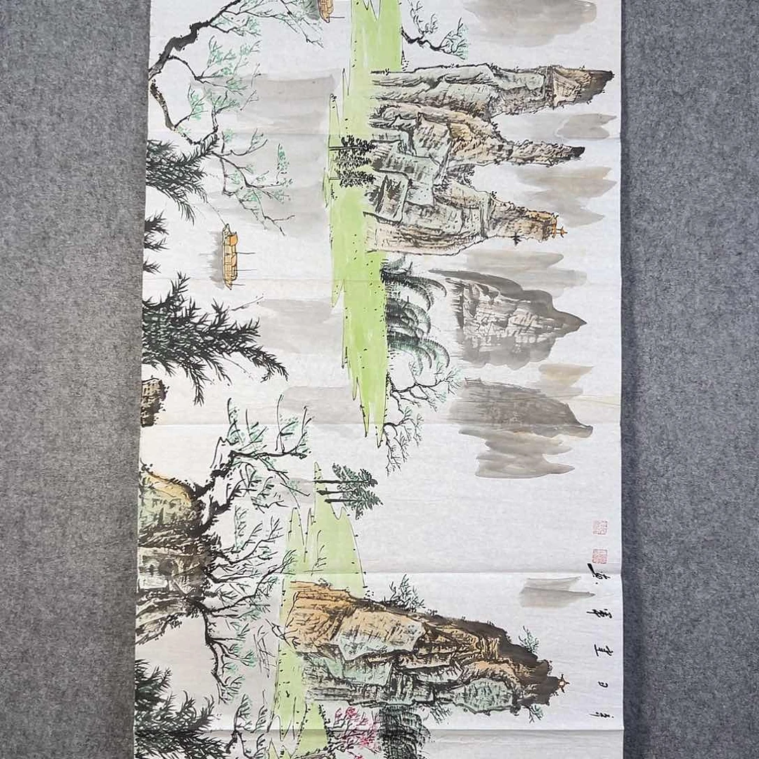 国画297 牡丹等植物生长于这里生长