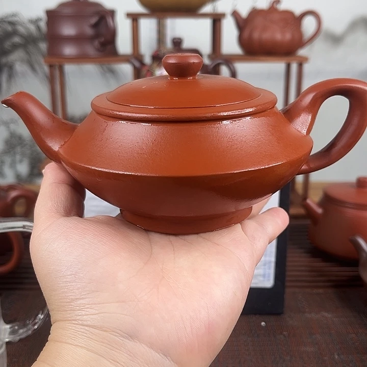 流***雪紫砂茶壶微瑕处理