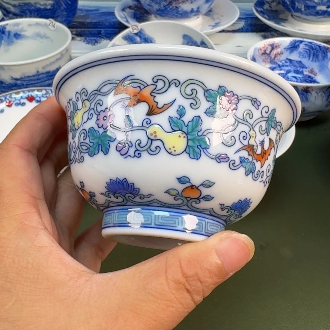 景德镇纯手绘茶具圆圆294
