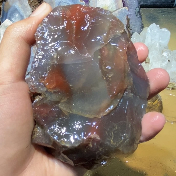 未镶嵌玛瑙/玉髓珠宝半成品