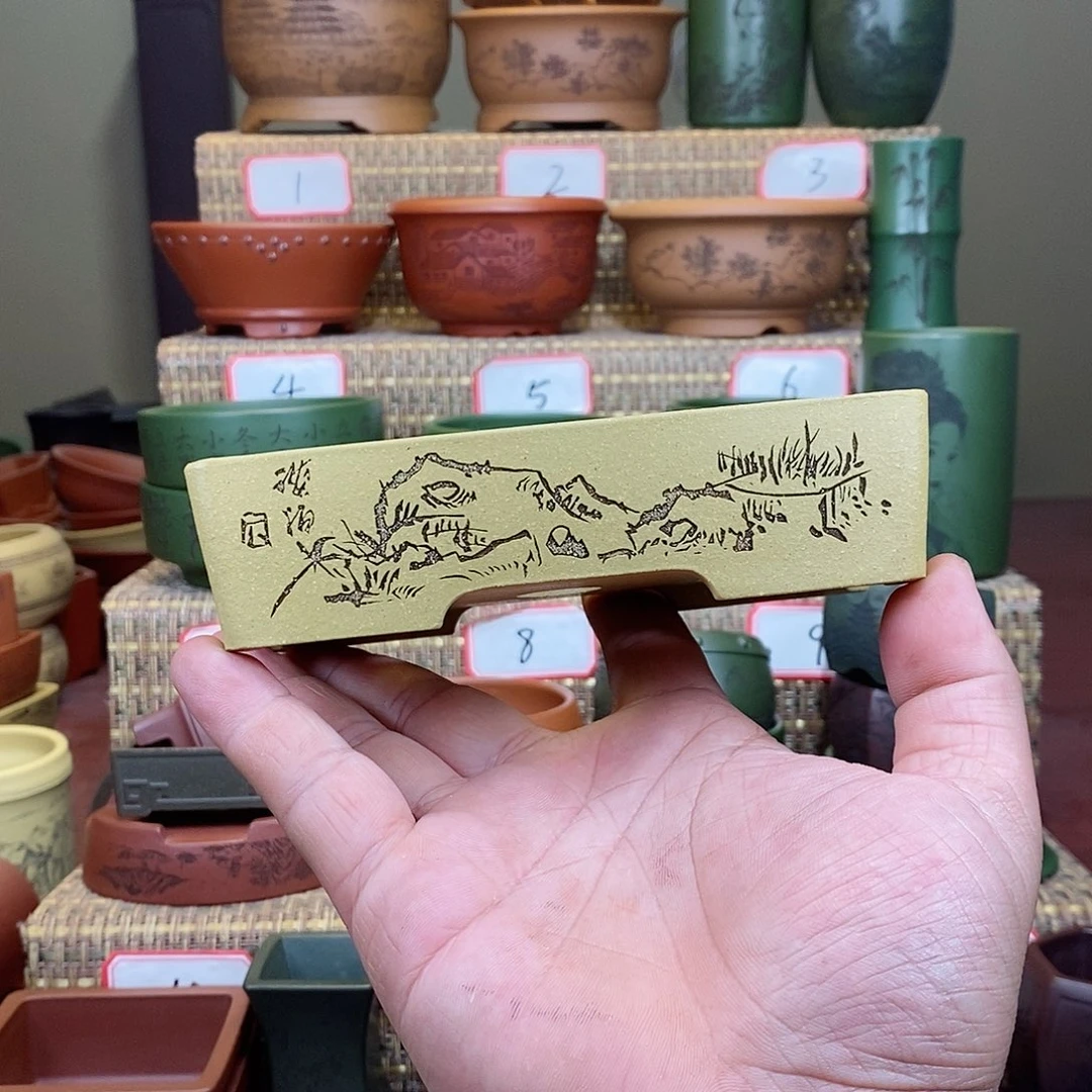 紫砂花盆墨*我在等一