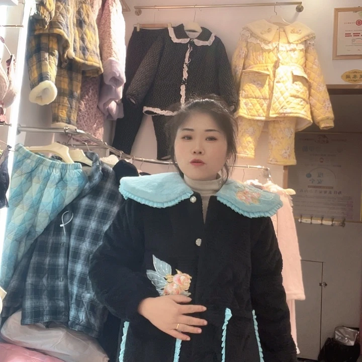 5️⃣品牌加厚棉睡衣套装
