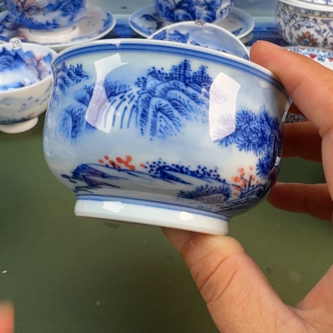 景德镇纯手绘茶具具圆圆203