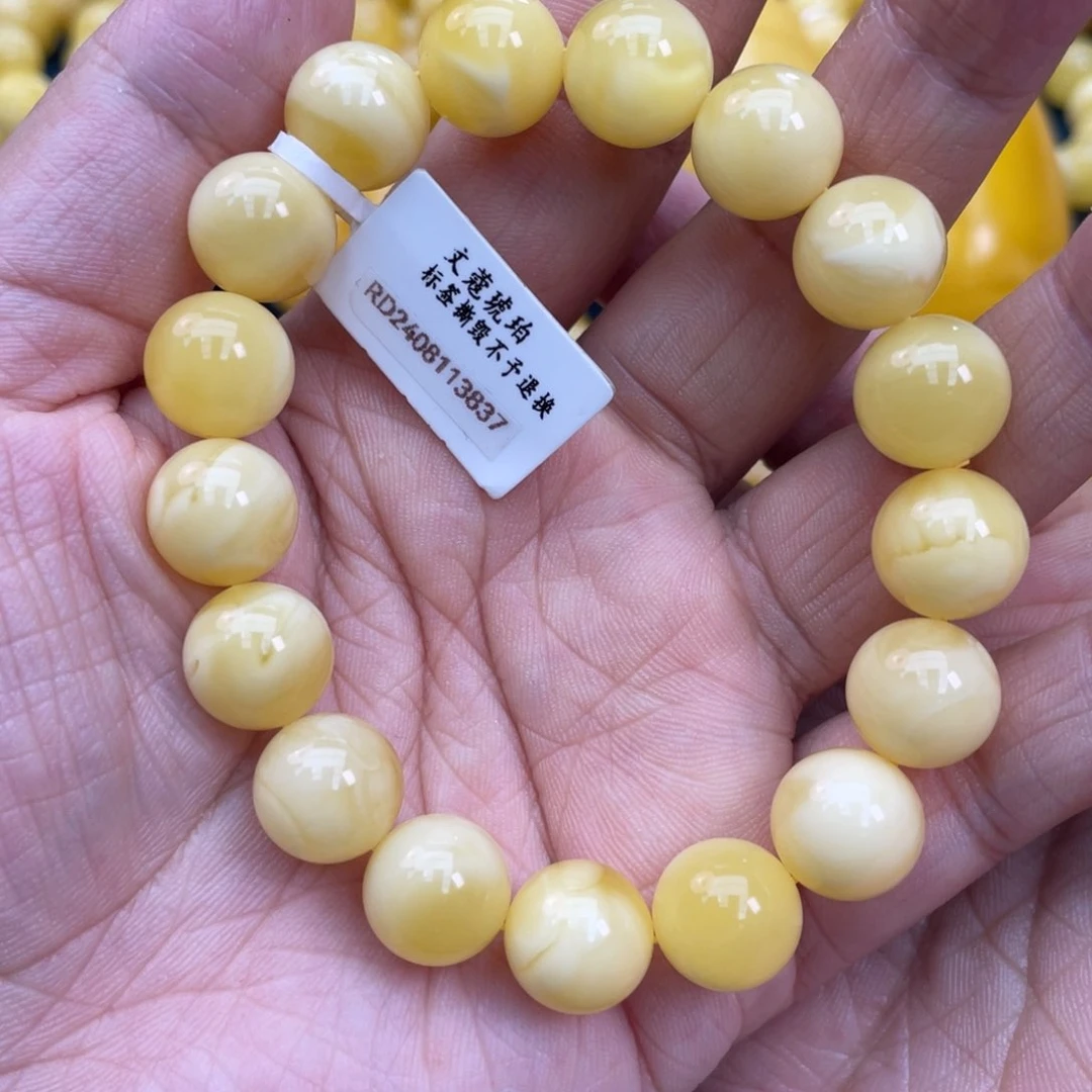 琥珀裸石未镶嵌琥珀蜜蜡12m m