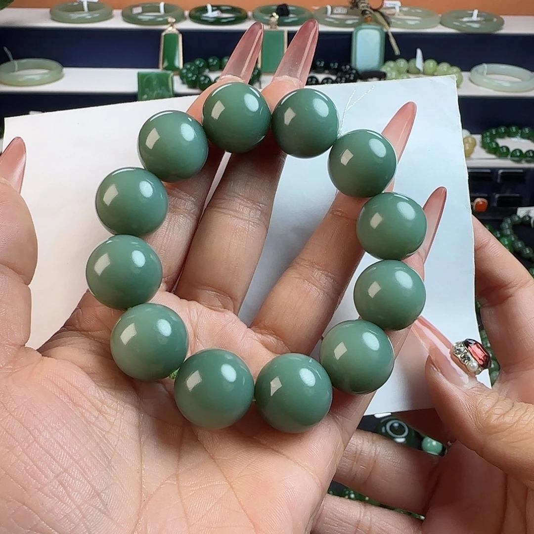 和田玉手串未镶嵌