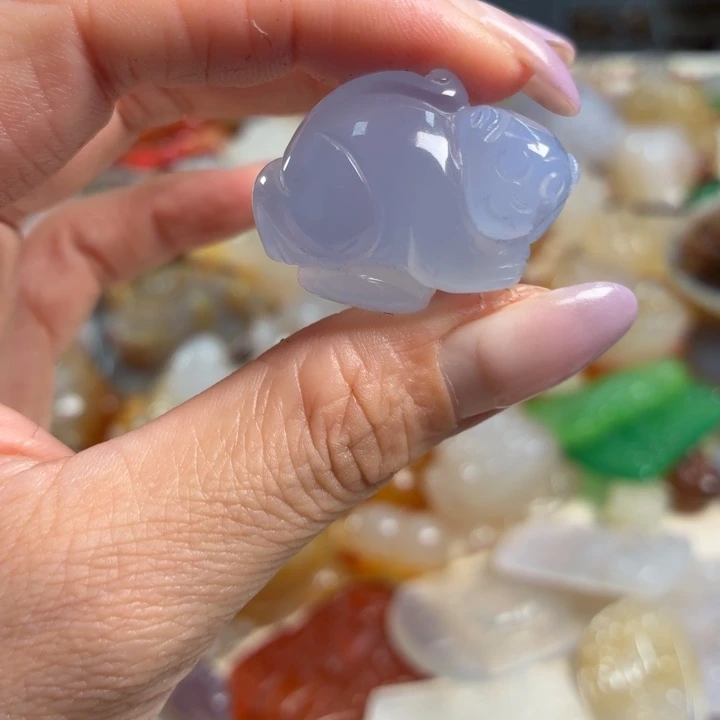 玛瑙/玉髓未镶嵌吊坠(不含链)