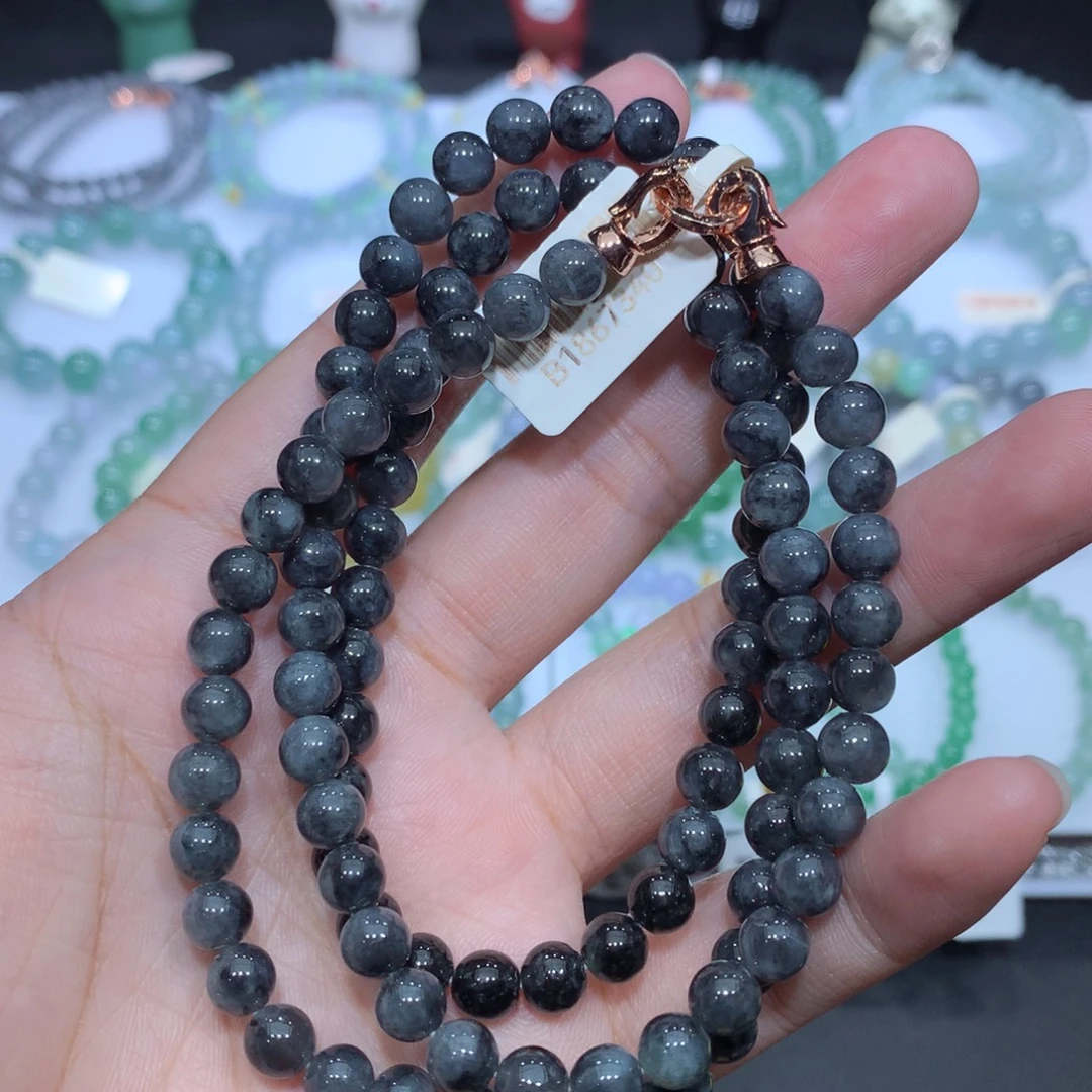 翡翠未镶嵌手串天然