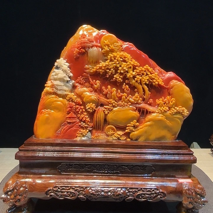 高***）寿山石寿山石摆件