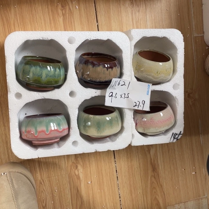 粗陶多肉花盆微瑕621