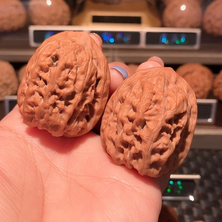 ?****?文玩核桃把件将军踏