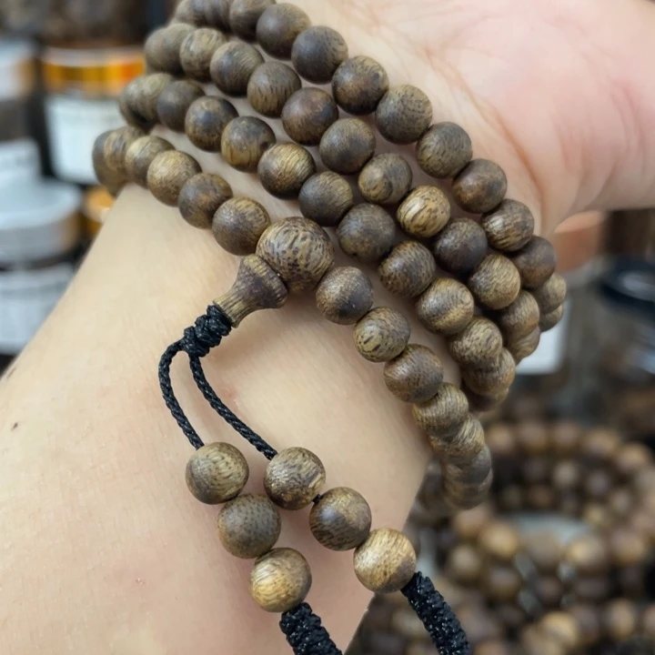 沉香沉香碎屑0.6圆珠多圈