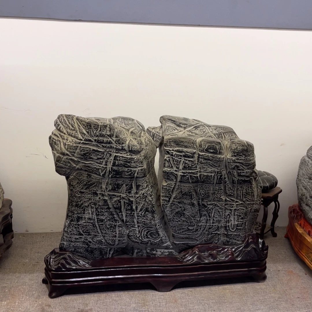 硅***里石材灵璧奇石文化