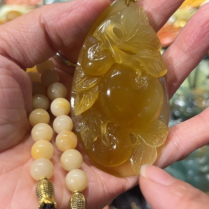 未镶嵌岫玉毛衣链